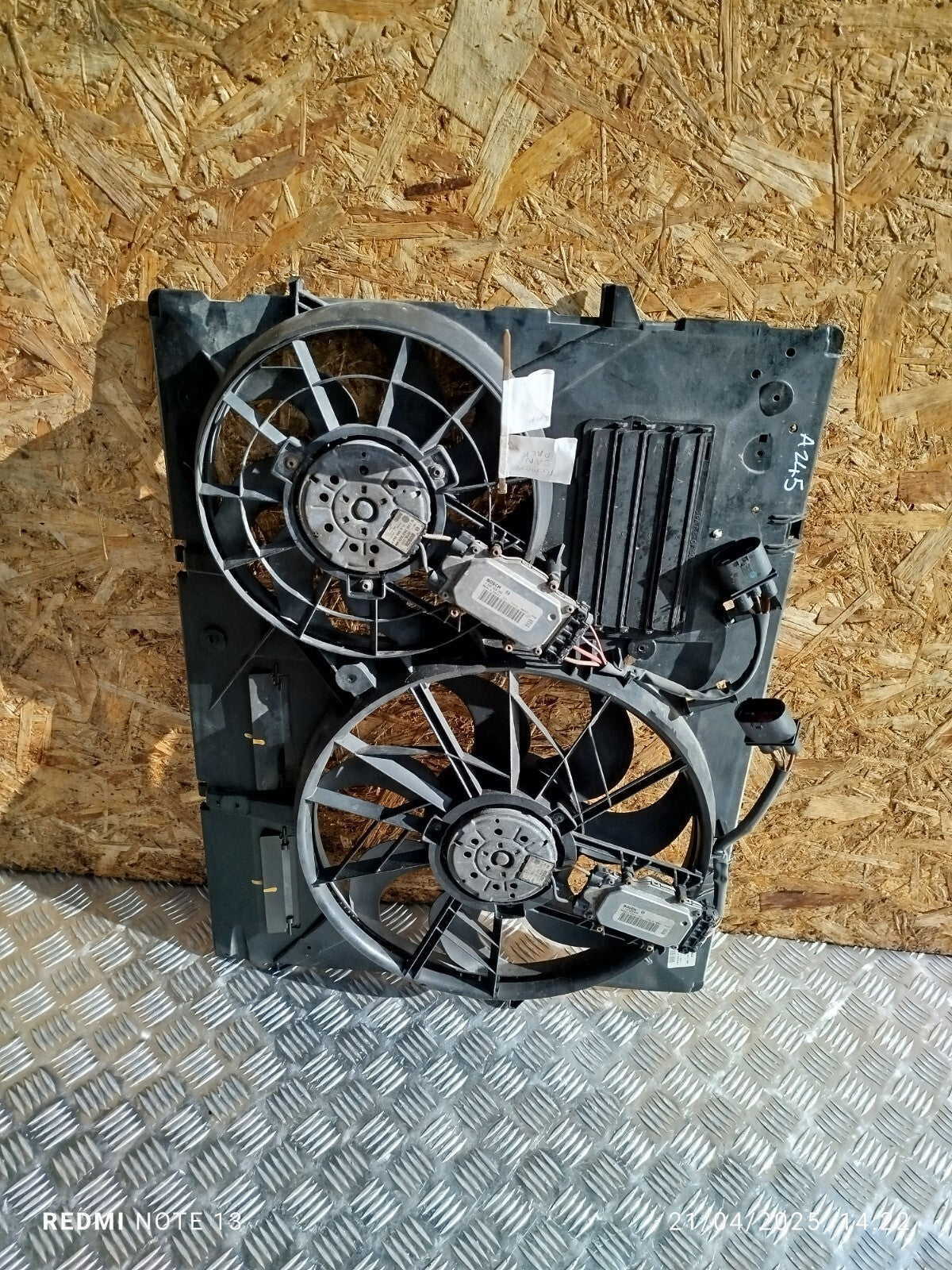 ✅AUDI Q7 S LINE QUATTRO 3.0 DIESEL 2009 RADIATOR FAN 7L0121207D Warranty A245 - Image 2