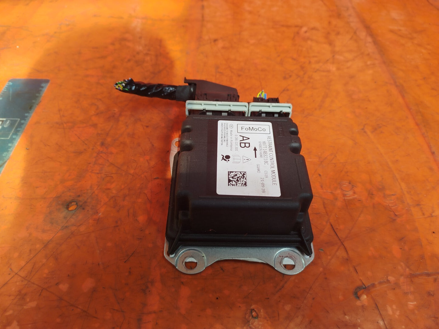 ✅2021 FORD FOCUS MK4 ACTIVE X 1.0P AIRBAG CONTROL MODULE KX7T-14B321-BC A212 - Image 9