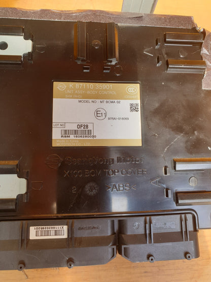 ✅2016 SSANGYONG TIVOLI XLV BCM BODY CONTROL MODULE UNIT 87110-35901 + WARRANTY - Image 12