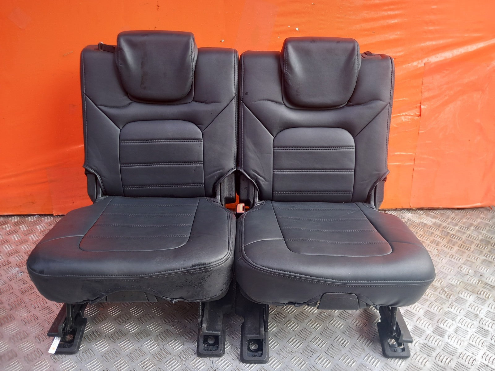 2019 Ford Galaxy MK3 Zetec Rear 3rd Row Seats Leather Warranty A345 - Image 4