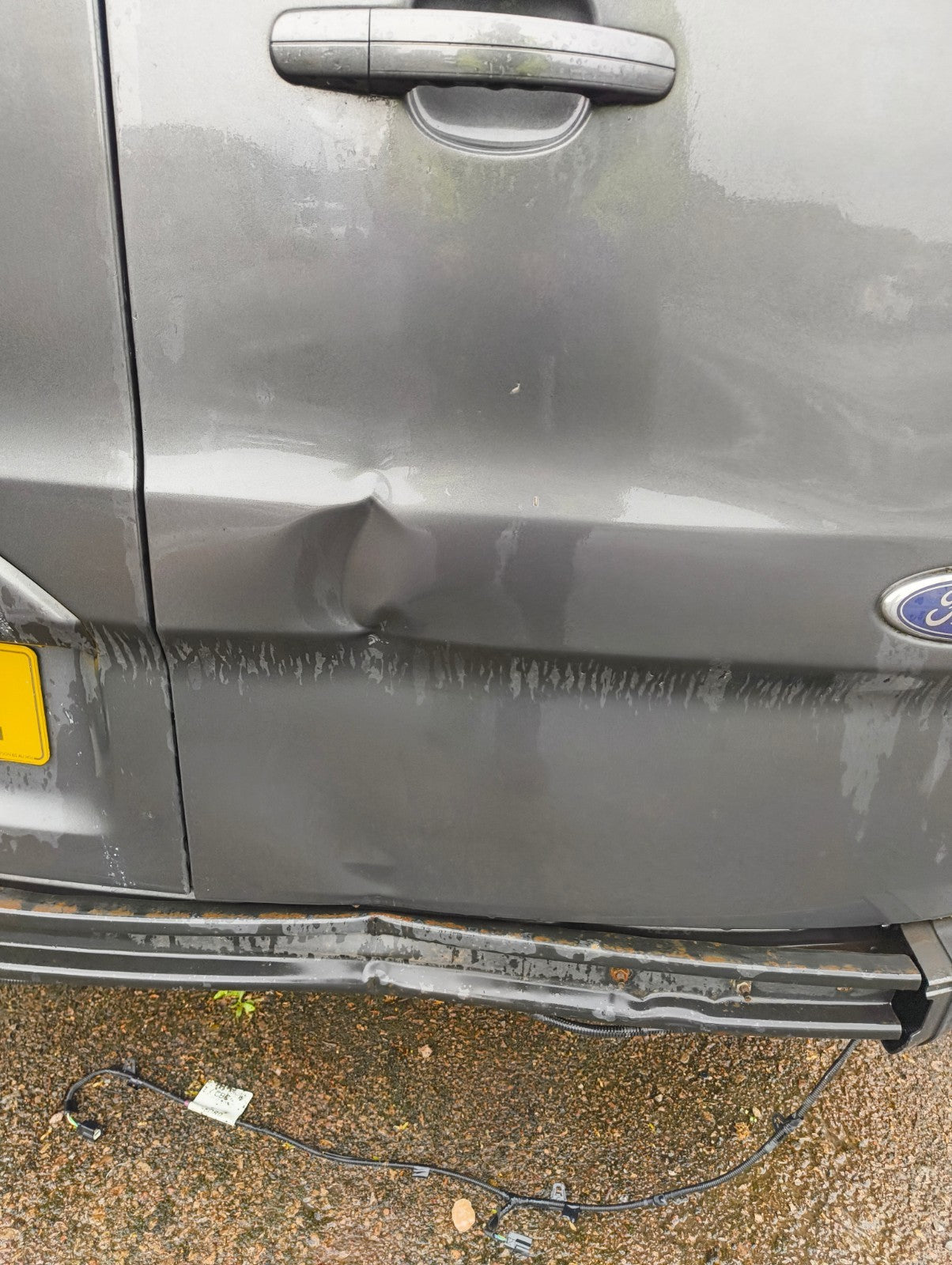 ✅Ford Transit Custom 2.0 Diesel 2019 Rear Right Door Bare Grey Dent A383 - Image 2