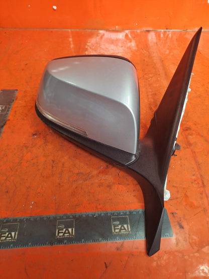 ✅2012 BMW 1 SERIES F20 URBAN 2.0D FRONT RIGHT WING MIRROR SILVER A83 + WARRANTY - Image 1