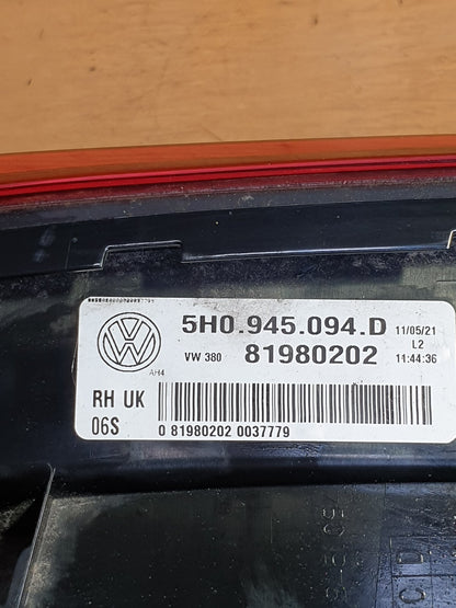 ✅2021 VW GOLF MK8 1.5TSI REAR RIGHT INNER TAIL LIGHT 5H0945094D + WARRANTY A170 - Image 6