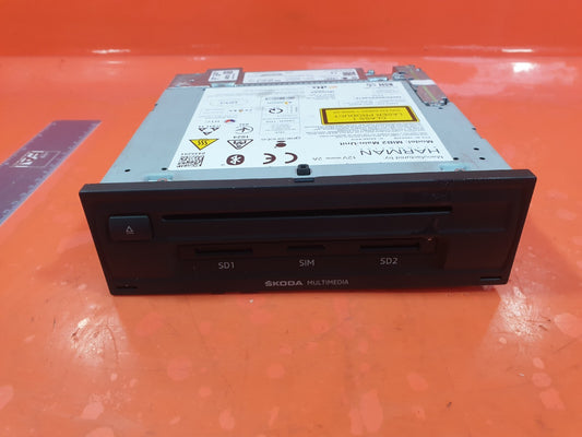 SKODA OCTAVIA MK3 1.4 PETROL 2018 MULTIMEDIA SAT NAV RADIO CD HEAD UNIT A229 - Image 2