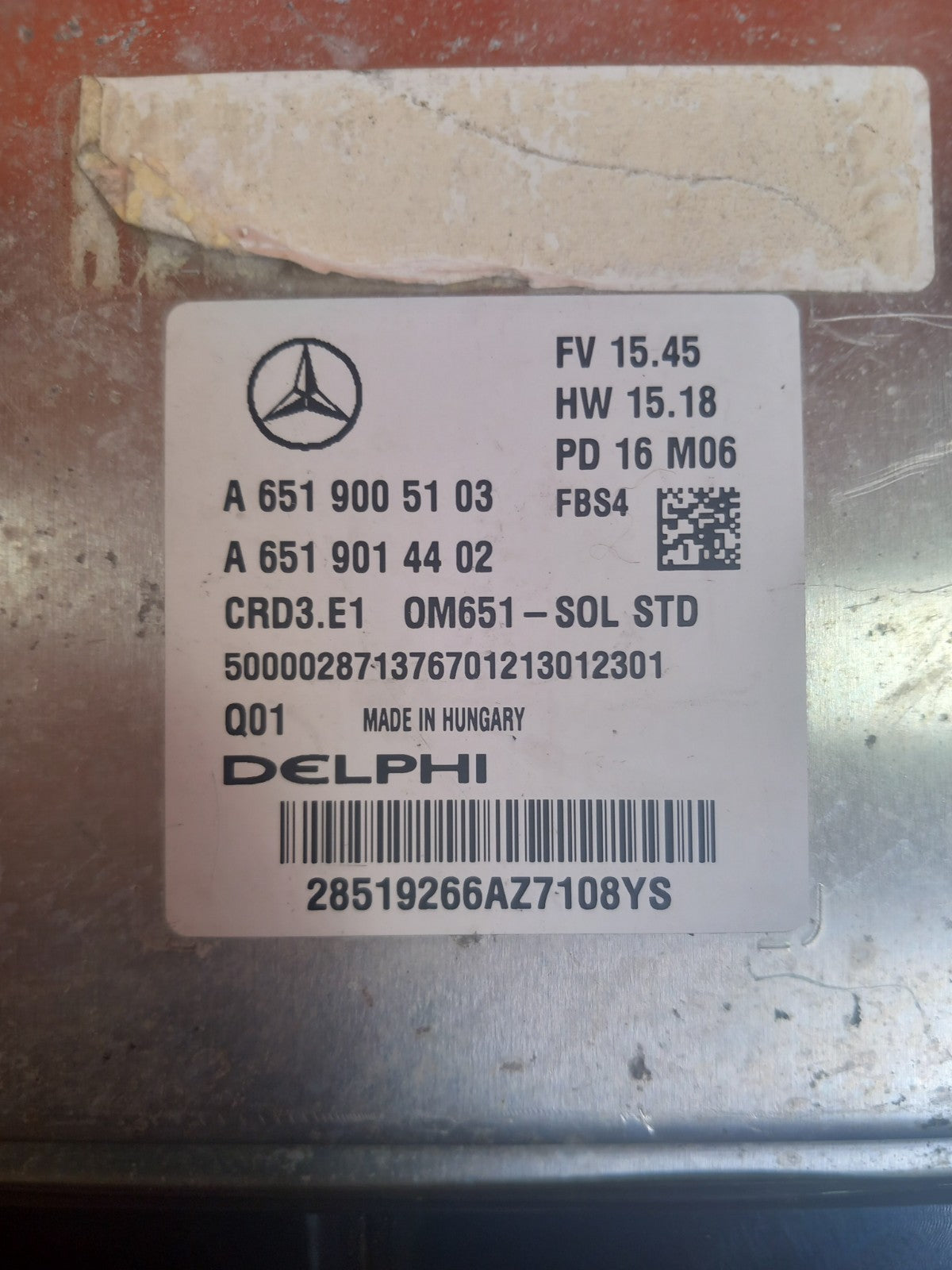 Mercedes GLA CLA W176 X156 Engine Ecu Control Module A6519014402 A6519005103 - Image 12