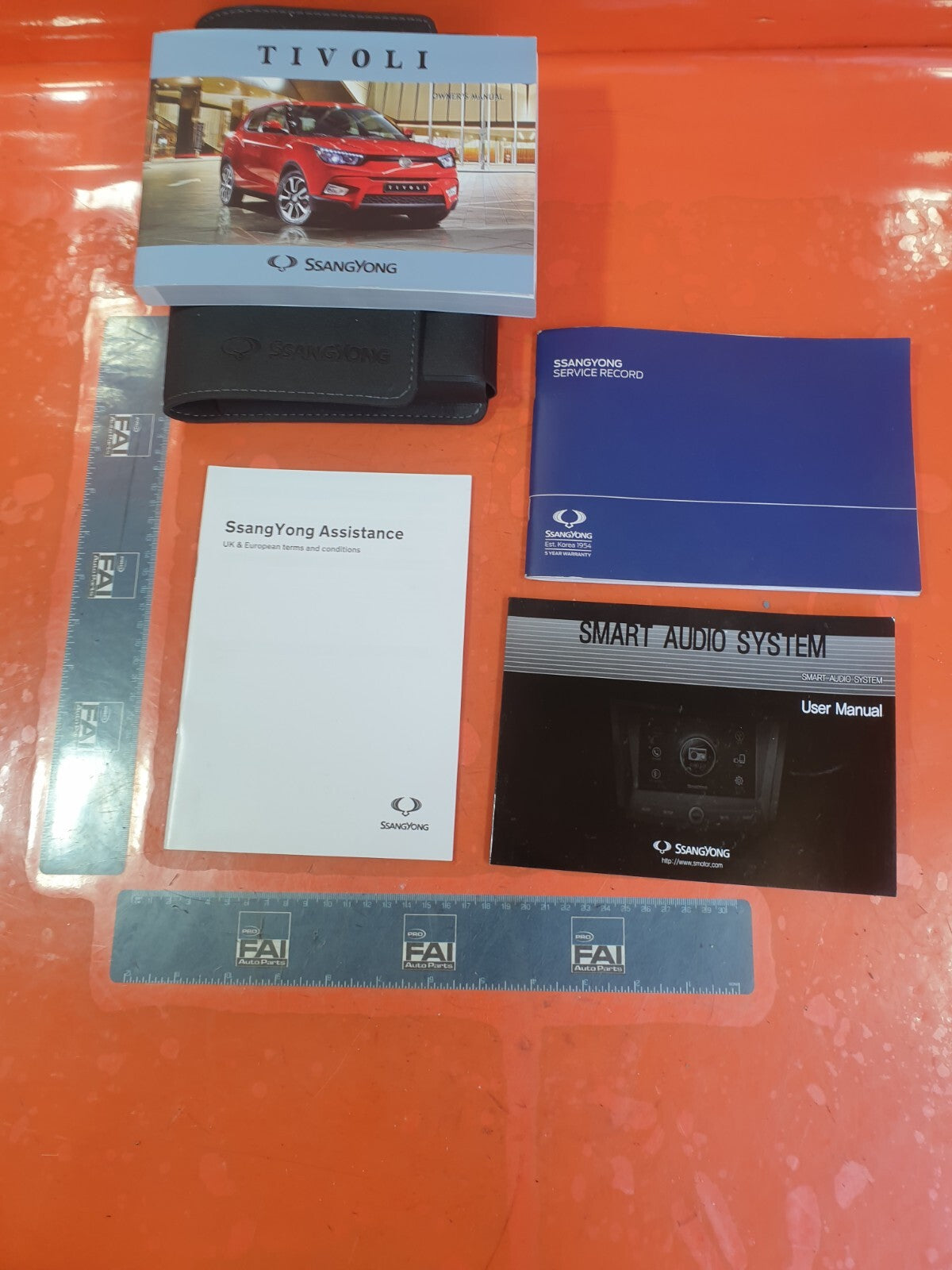 2017 SSANGYONG TIVOLI EX 1.6D OWNERS MANUAL HANDBOOK + WARRANTY A230 - Image 1