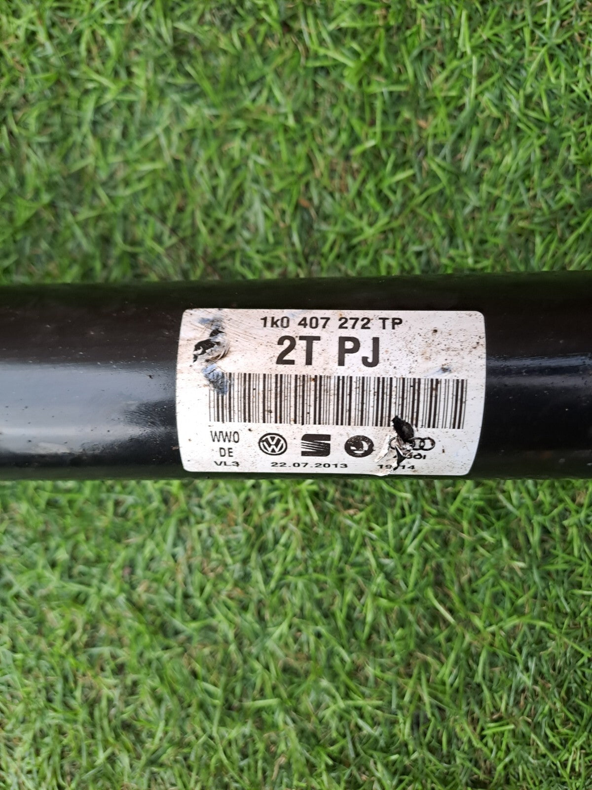 ✅VW PASSAT CC GT 2.0 DIESEL 2013 FRONT RIGHT MANUAL DRIVESHAFT 1K0407272TP A246 - Image 12