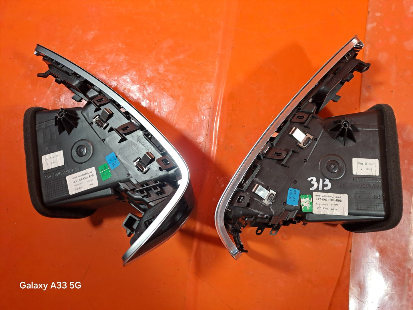 ✅2013 FORD FOCUS MK3 TITANIUM X DASHBOARD FRONT AIR VENTS PAIR BM51-A018B08-DF - Image 11