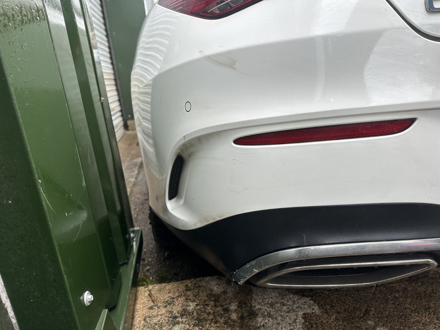 ✅2022 Mercedes CLA W118 AMG Line Rear Bumper White (149) W/O Lights A374 - Image 12