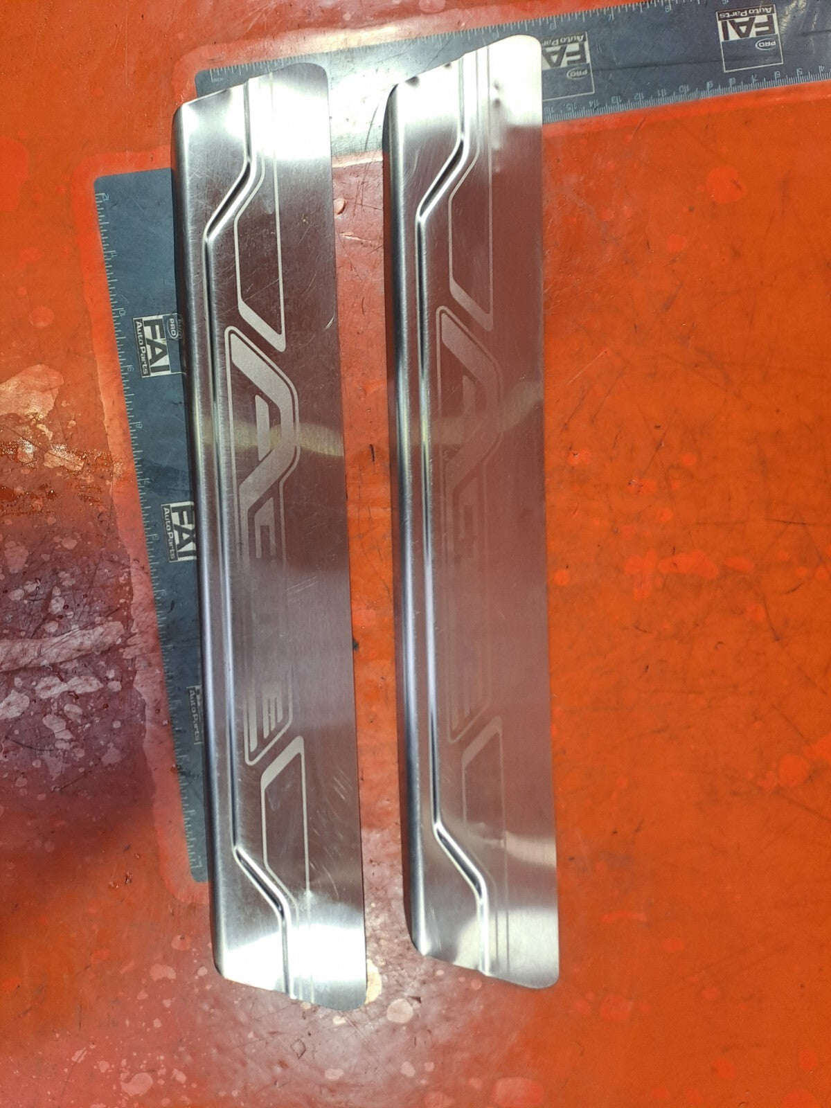 ✅2020 FORD FIESTA ACTIVE 1.0P FRONT SILL DOOR PLATES J1BJ-132K14-AB A247 - Image 2