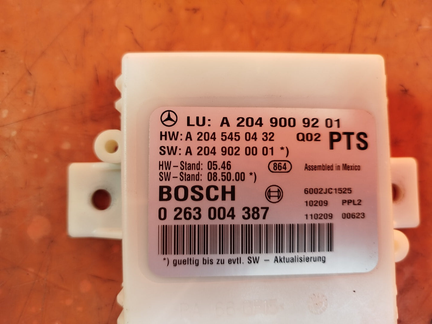 ✅Mercedes C-Class C250 W204 2.1 Diesel 2011 PARKING DISTANCE CONTROL MODULE A283 - Image 5