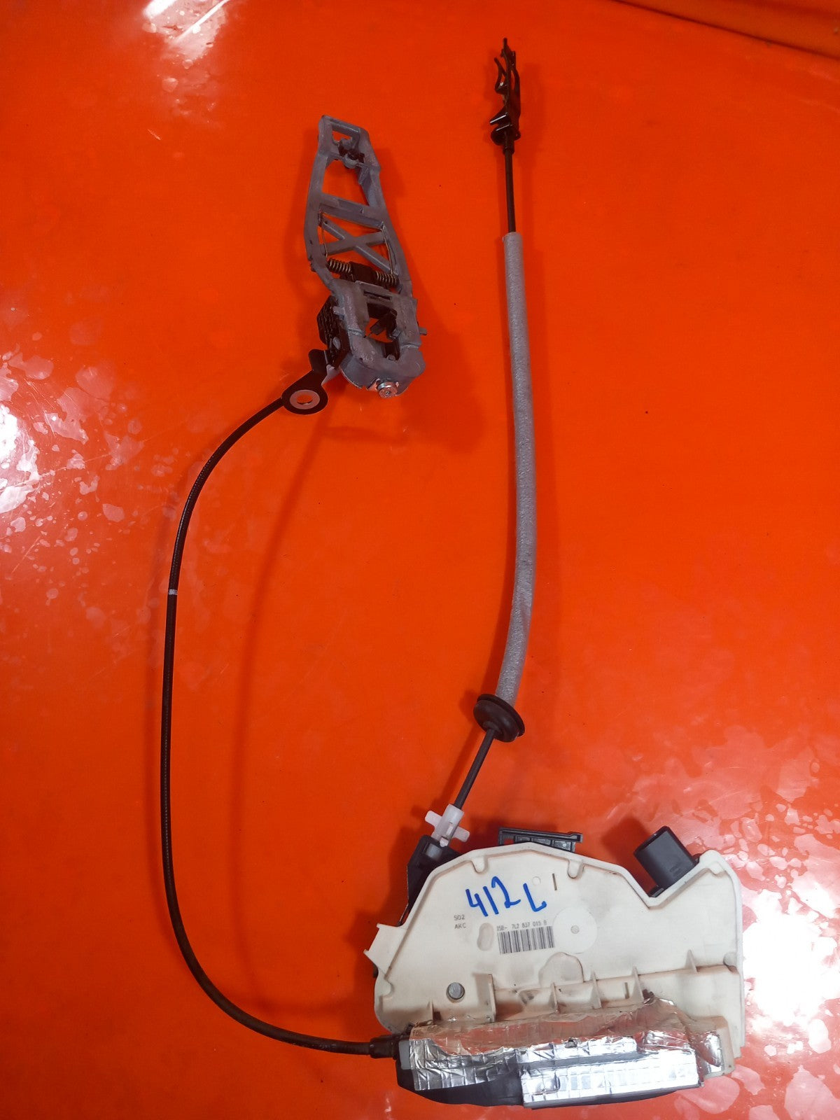 2021 VW Transporter T30 Front Left Door Lock 7L2837015B Warranty A412 - Image 8