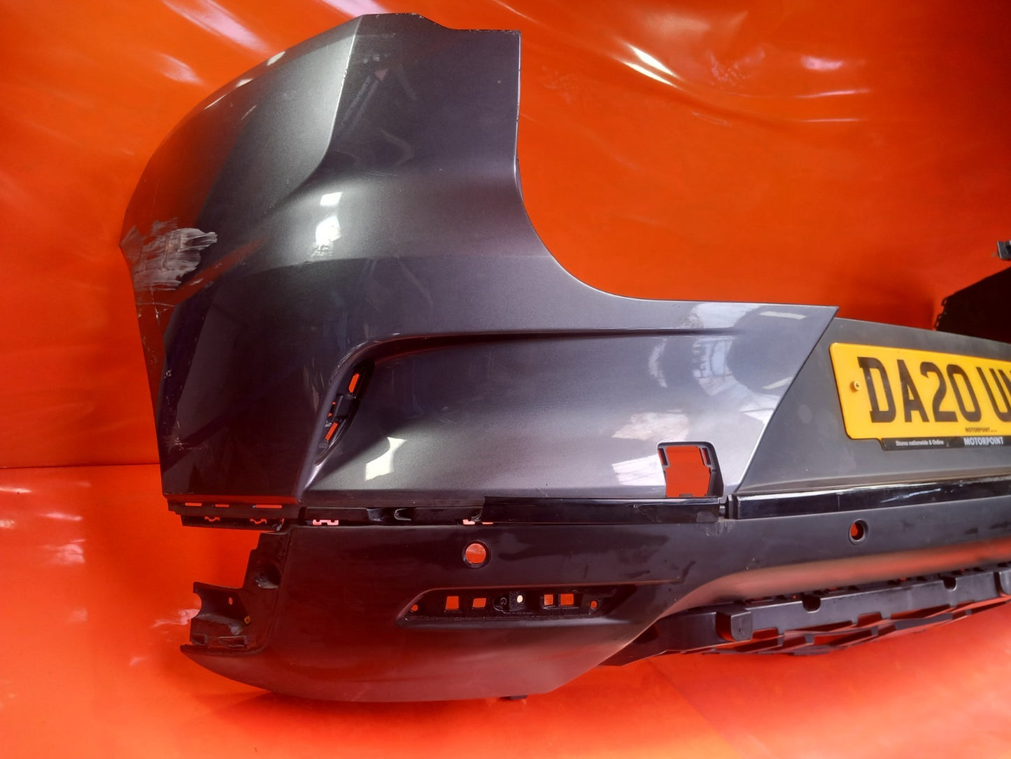 ✅2020 Jaguar I-Pace X590 Rear Bumper Corris Grey scratched + Warranty A375 - Image 2