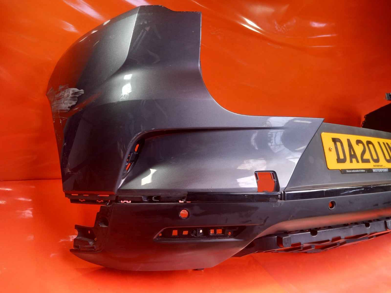 ✅2020 Jaguar I-Pace X590 Rear Bumper Corris Grey scratched + Warranty A375 - Image 2
