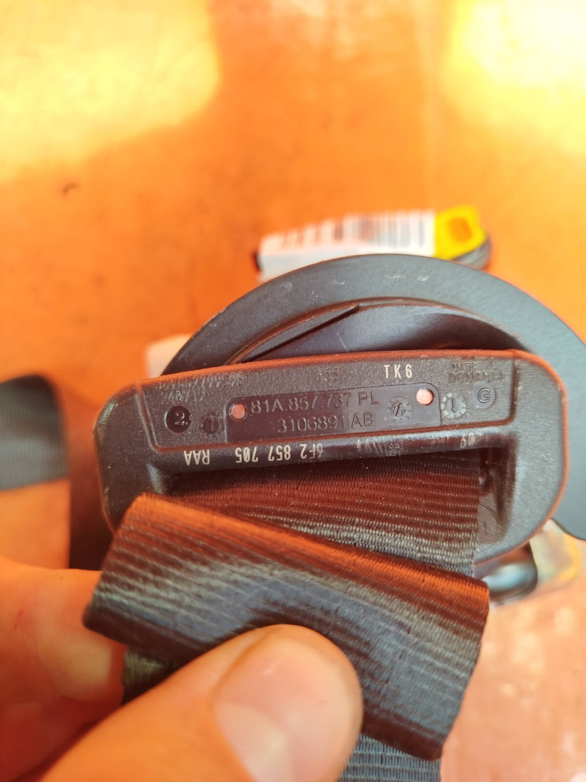 ✅SEAT ARONA FR 1.0 PETROL 2019 FRONT LEFT SEAT BELT 81A857737PL Warranty A217 - Image 11