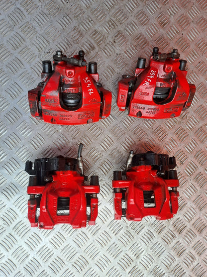 ✅2019 Ford Focus MK4 ST-Line Brake Caliper Set Front Rear Red JX61-2D251-BLD - Image 2