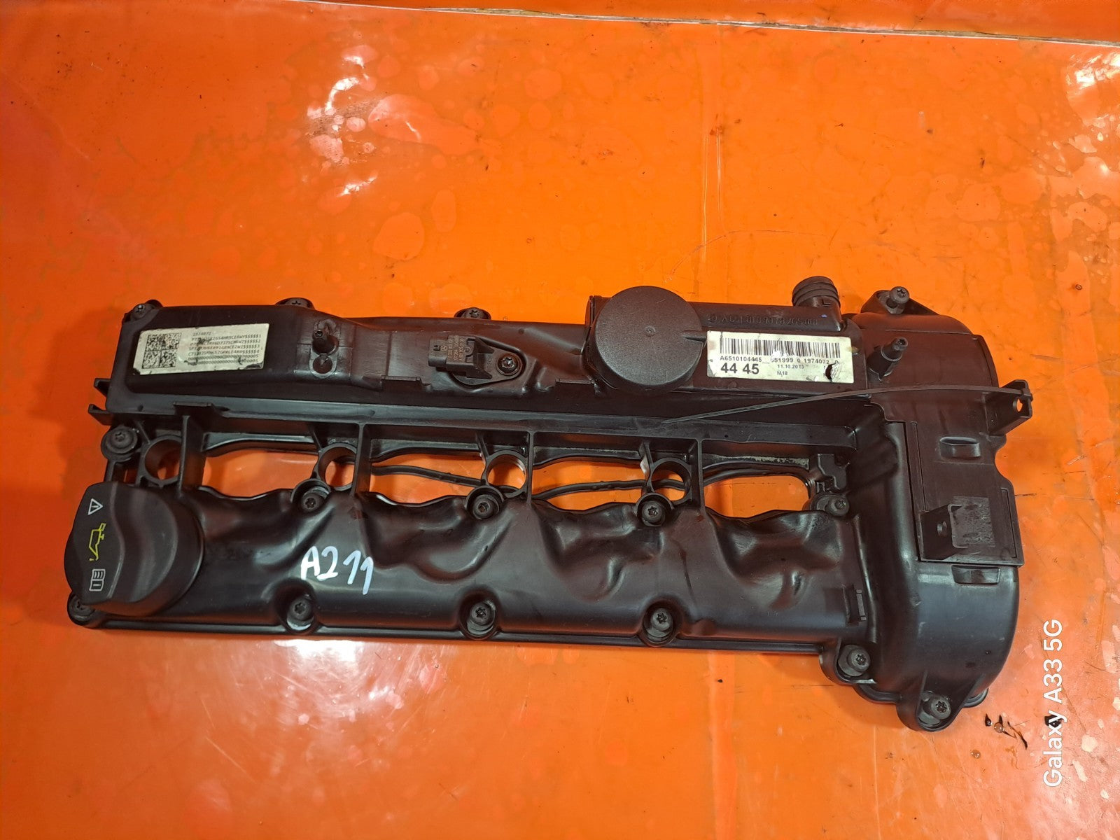 ✅2012 MERCEDES B CLASS W246 1.8D ROCKER VALVE COVER A6510104445 + WARRANTY A211 - Image 1