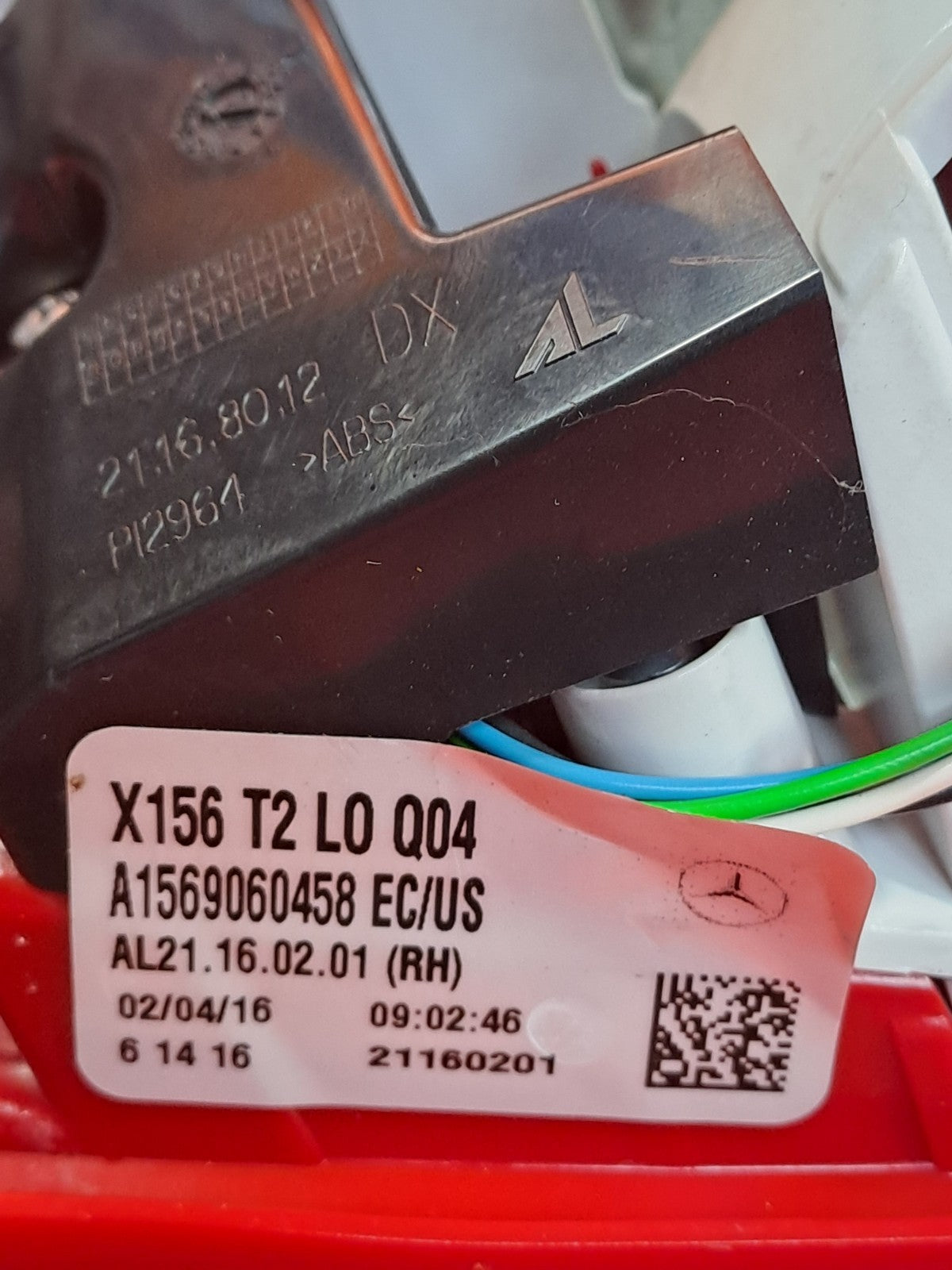✅MERCEDES GLA 200D X156 2.1 DIESEL 2016 REAR RIGHT INNER TAIL LIGHT A1569060458 - Image 11