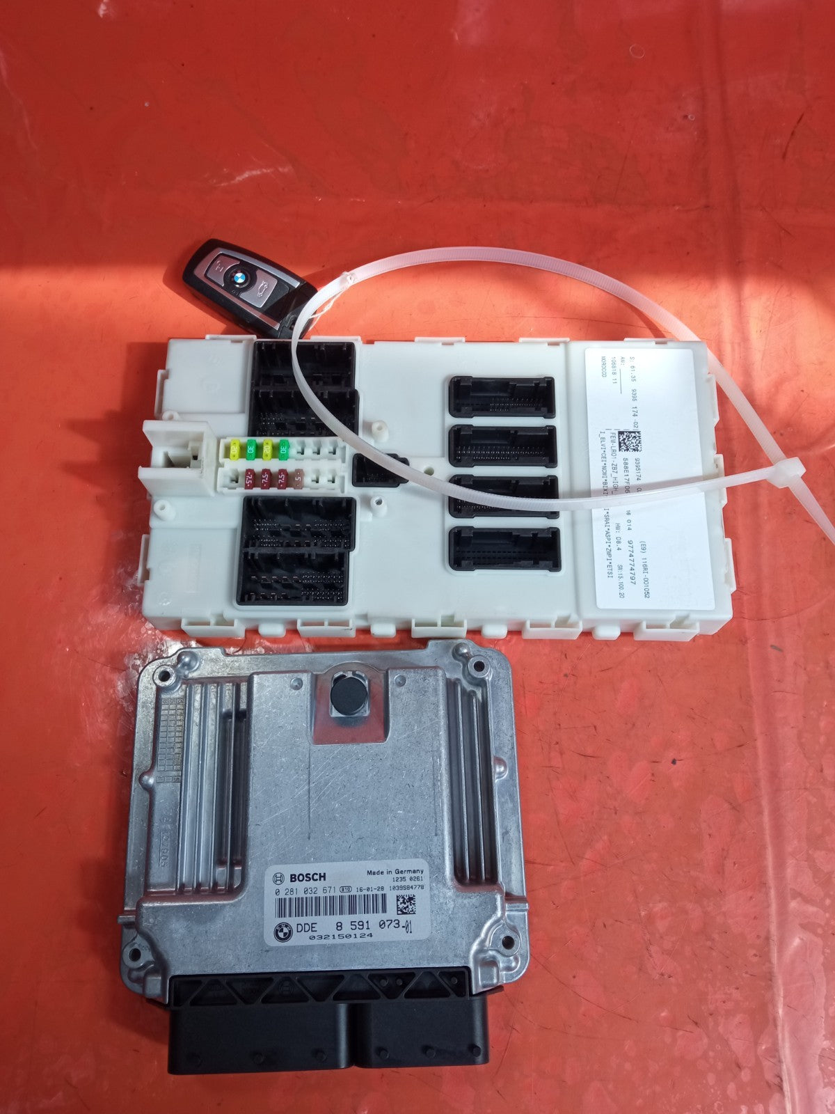 ✅2016 BMW 4 Series F33 Engine ECU Kit 8591073 9395174 + Warranty A368 - Image 2