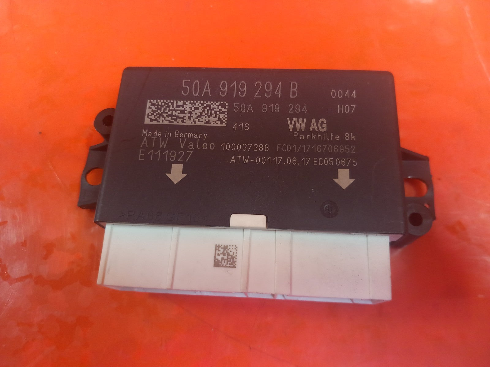 VW Audi Seat Skoda Parking Aid Control Module ECU 5QA919294B Warranty xAA - Image 2