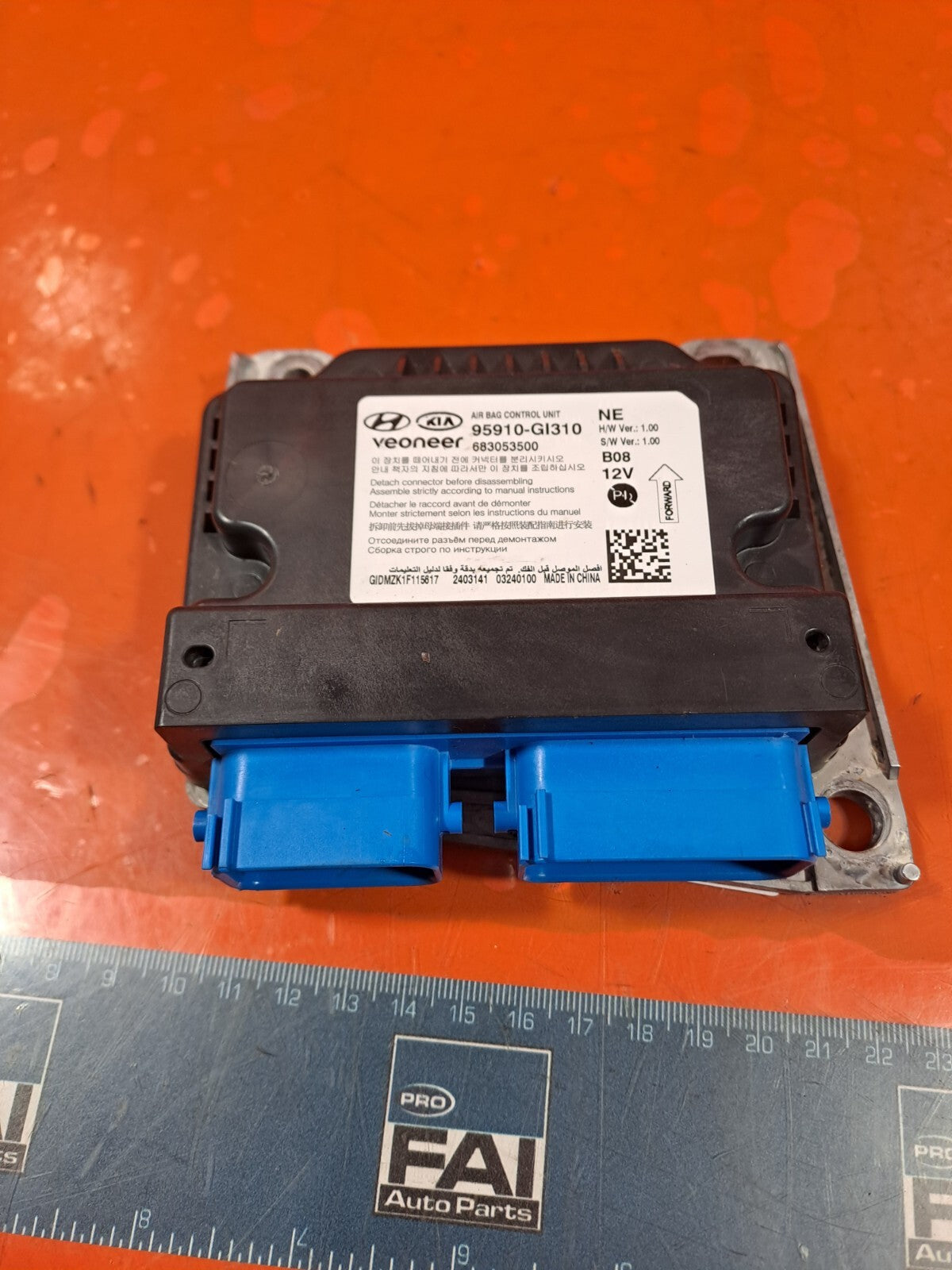 HYUNDAI IONIQ 5 2024 AIRBAG CONTROL MODULE ECU 95910-GI310 Warranty A226 - Image 1