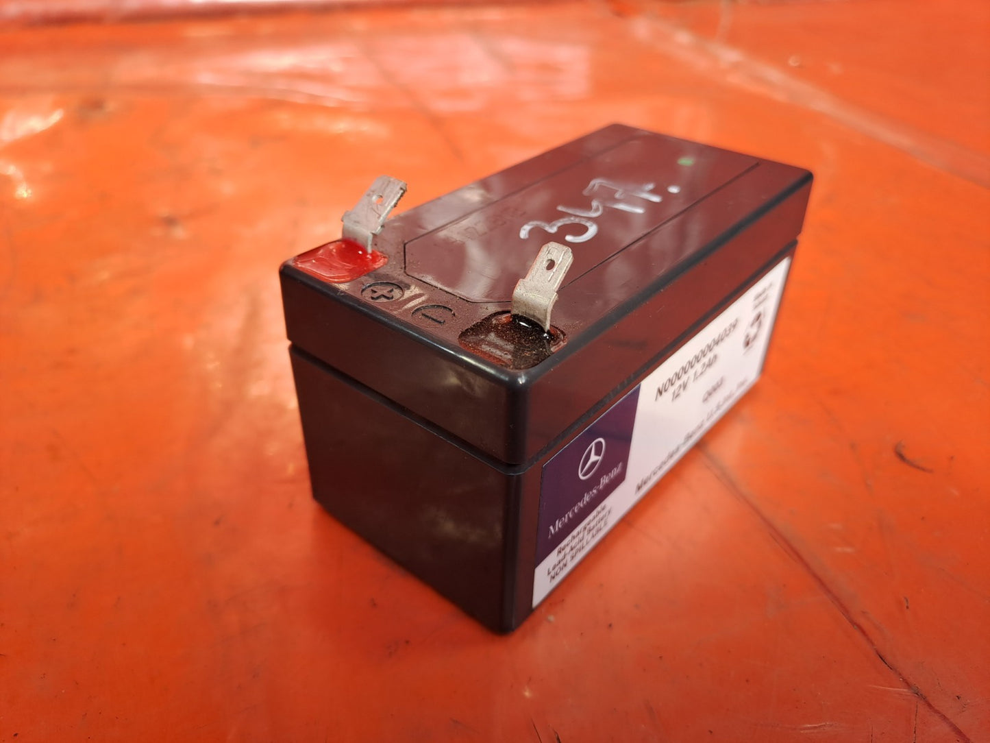 ✅2019 Mercedes A Class W177 Auxiliary Battery 12V 1.2Ah N000000004039 A347 - Image 4
