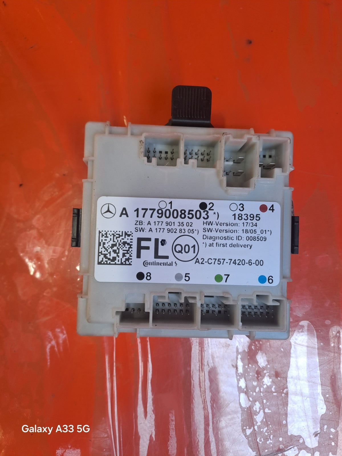 ✅MERCEDES A180D SPORT W177 1.5 DIESEL 2018 FRONT LEFT DOOR CONTROL MODULE A297 - Image 3