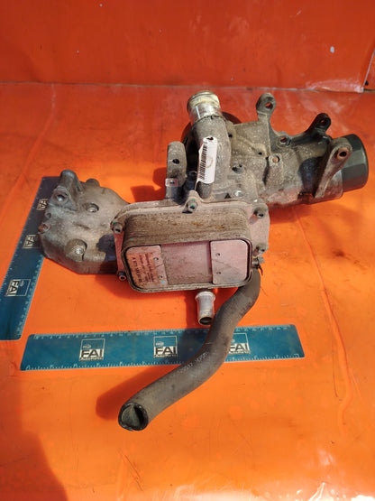 ✅Ssangyong Korando S 2013 2.0 Diesel OIL FILTER HOUSING WATER PUMP ASSEMBLY A282 - Image 3