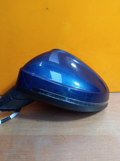 ✅Audi A5 F5 S-Line 2016 Front Left Wing Mirror PF Blue X5Q + Warranty A142 - Image 9