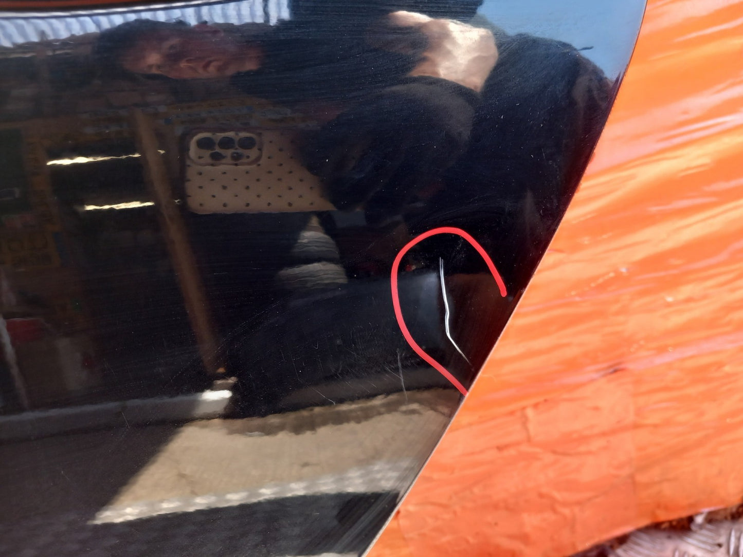 BMW F44 218I M Sport 1.5 Petrol 2020 Rear Left Door Black Scratches A386 - Image 9