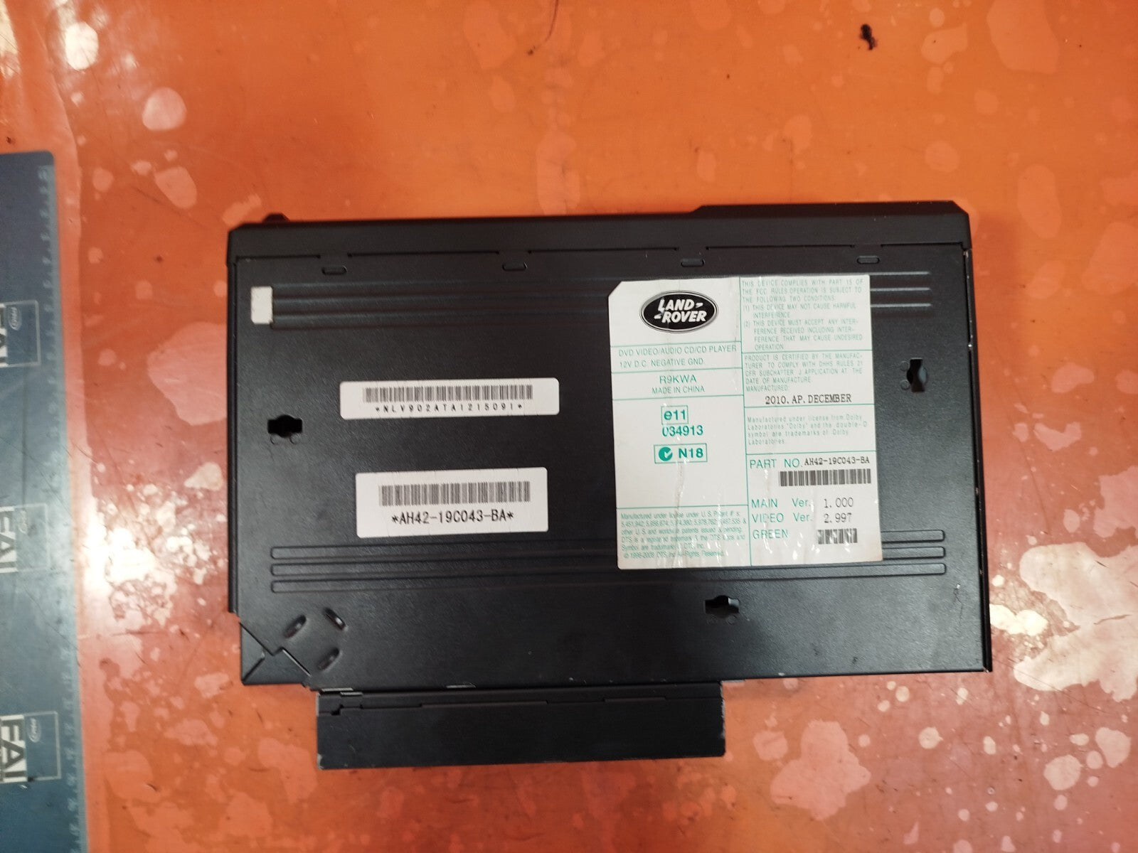 ✅LAND ROVER RANGE ROVER L322 4.4 DIESEL 2011 CD DVD PLAYER CHANGER MODULE A243 - Image 10