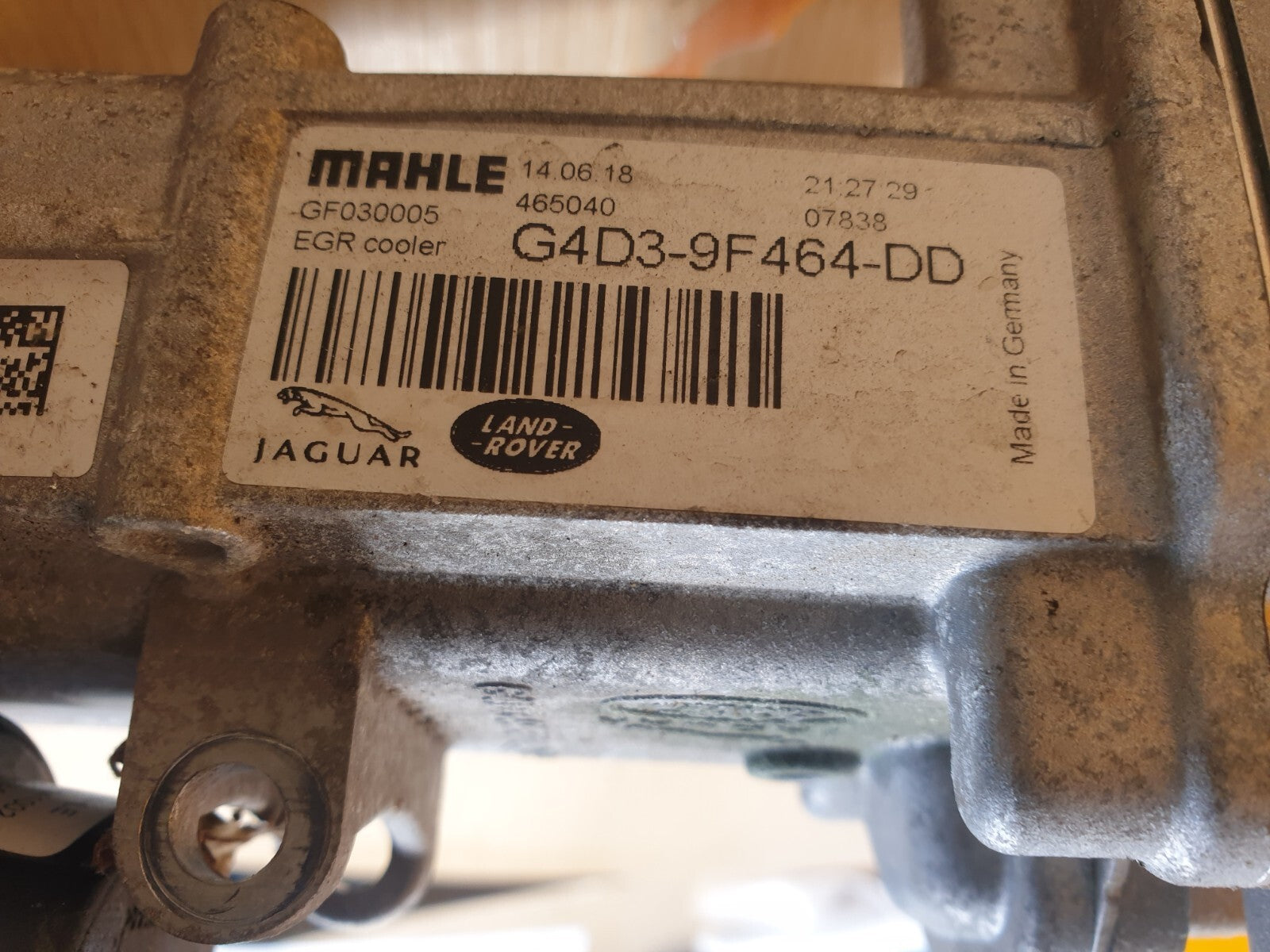 ✅2018 LAND ROVER DISCOVERY SPORT L550 2.0D EGR VALVE COOLER G4D3-9F464-DD A073 - Image 12