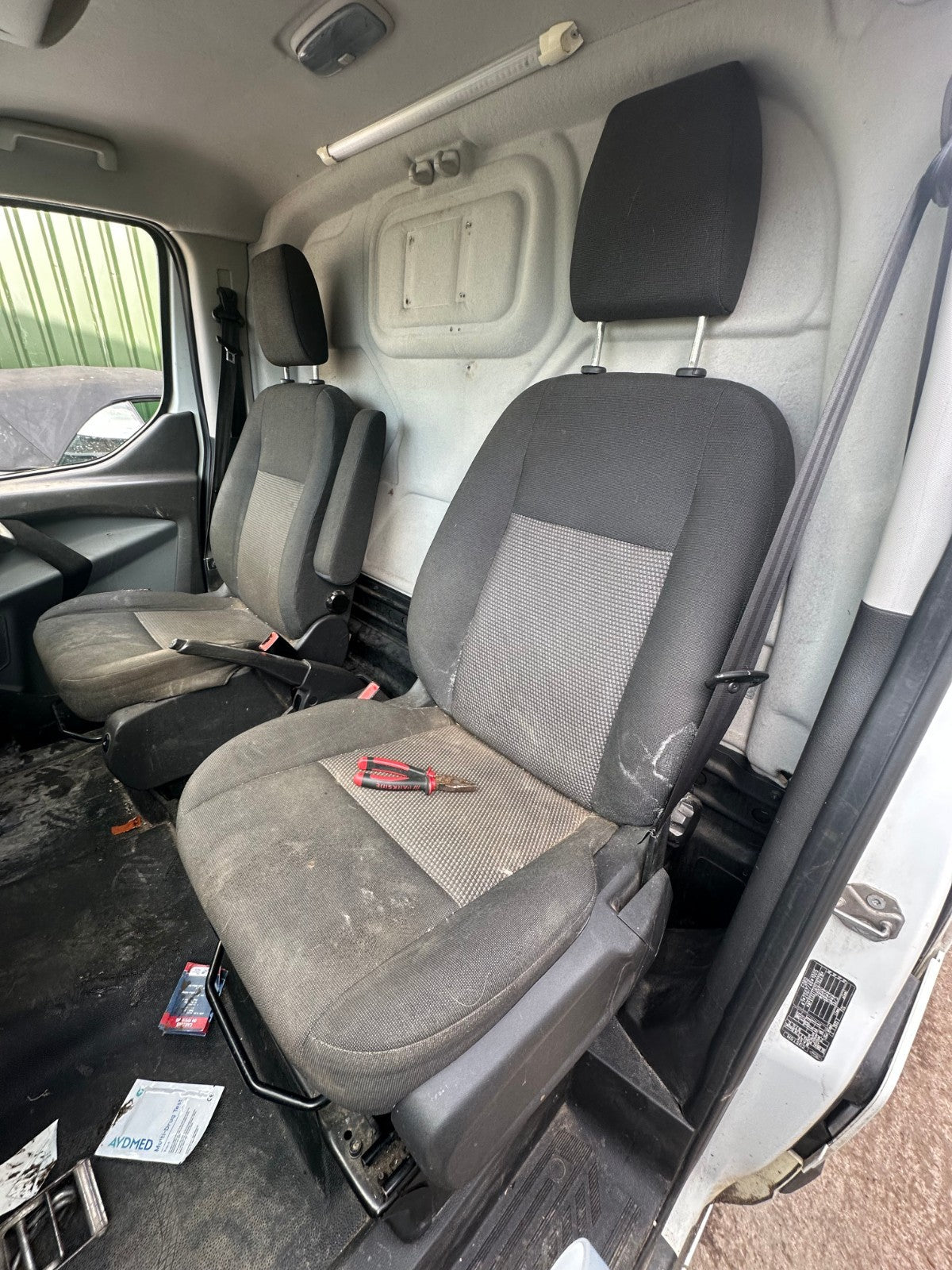 ✅Ford Transit Custom 2.2 Diesel 2014 Front Left Seat Cloth Warranty A378 - Image 1