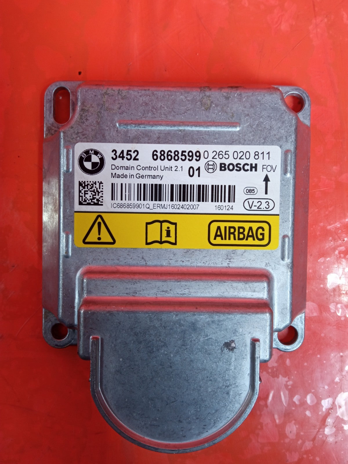 ✅BMW 420D F33 2.0 DIESEL 2016 ARBAG CONTROL MODULE 6868599 Warranty A368 - Image 1