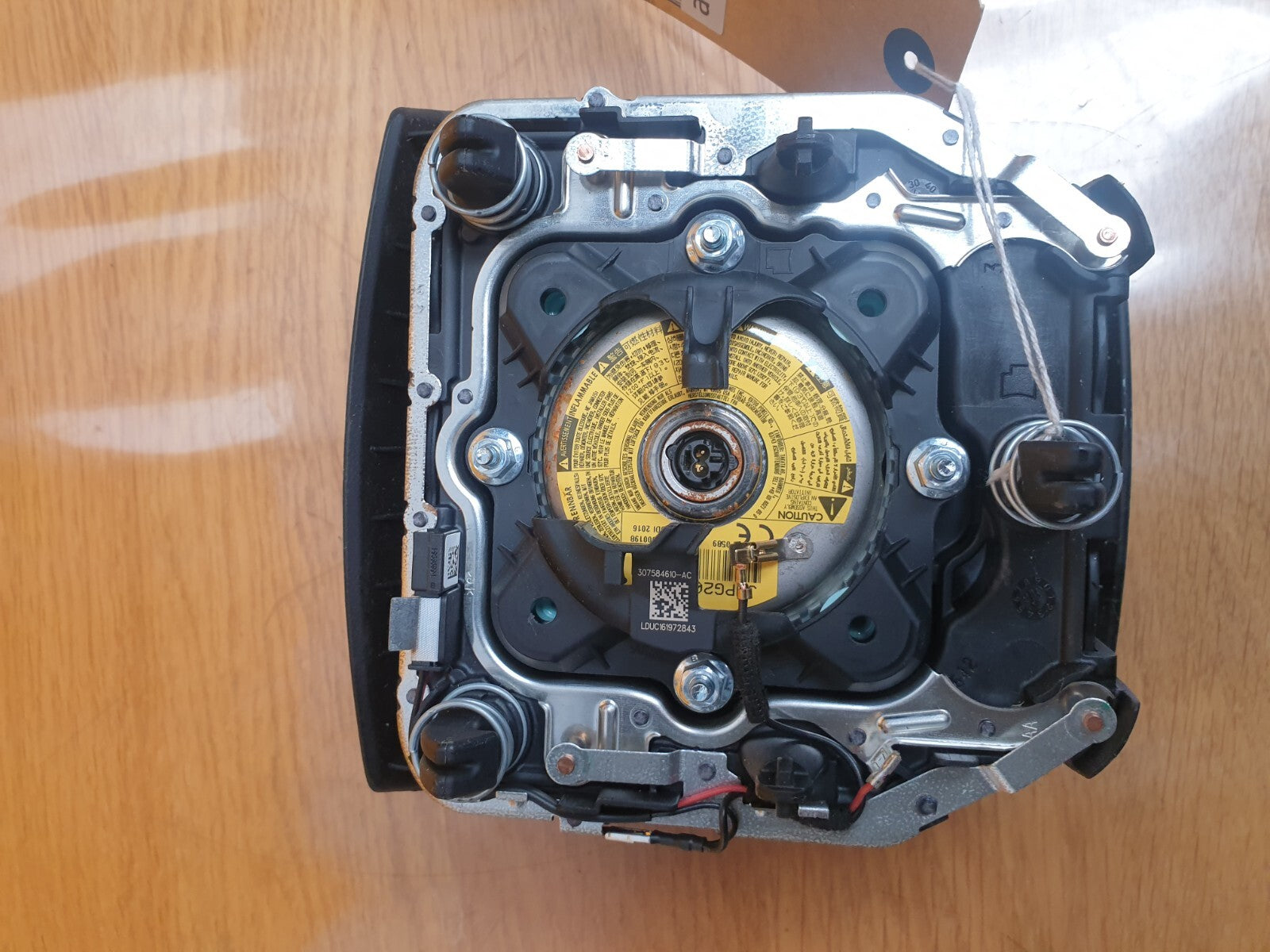 ✅2016 LAND ROVER DISCOVERY SPORT L550 STEERING WHEEL ABAG FK72-043B13-DE A080 - Image 6