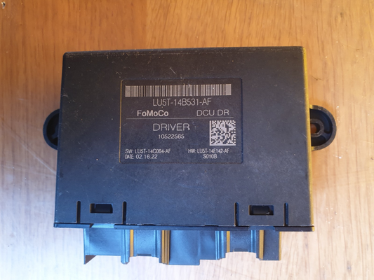 ✅FORD PUMA ST-LINE 1.0 PETROL 2022 FRONT RIGHT DOOR CONTROL MODULE LU5T14B531AF - Image 1