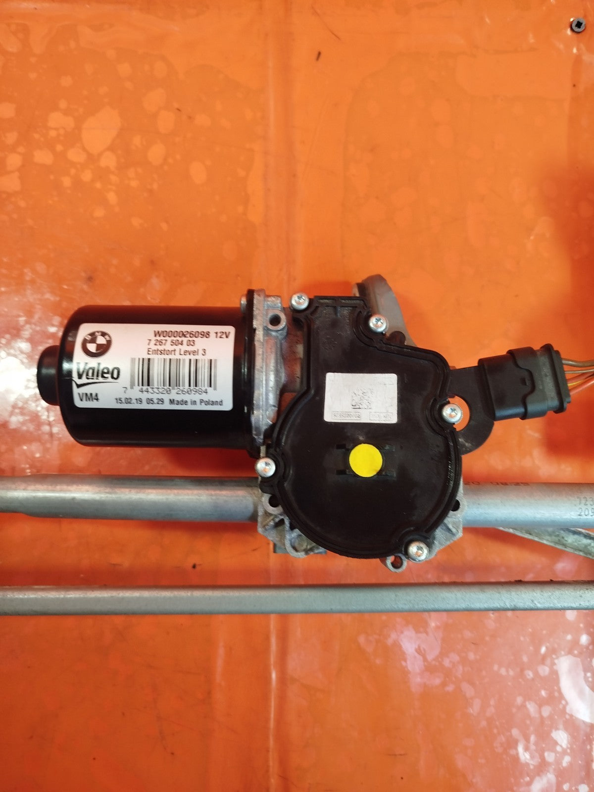 ✅BMW F23 218D 2.0 DIESEL 2019 FRONT WIPER MOTOR & LINKAGE 7267504 Warranty A344 - Image 5