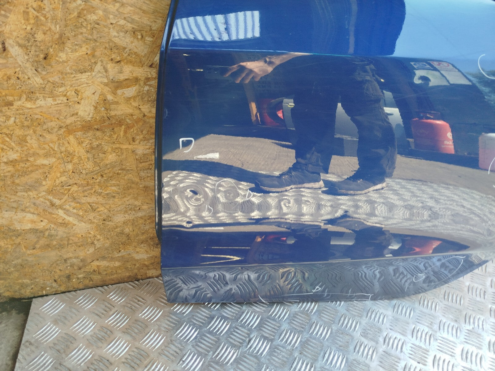 ✅TESLA MODEL 3 LONG RANGE 2020 rear LEFT DOOR BLUE Dent A266 - Image 7