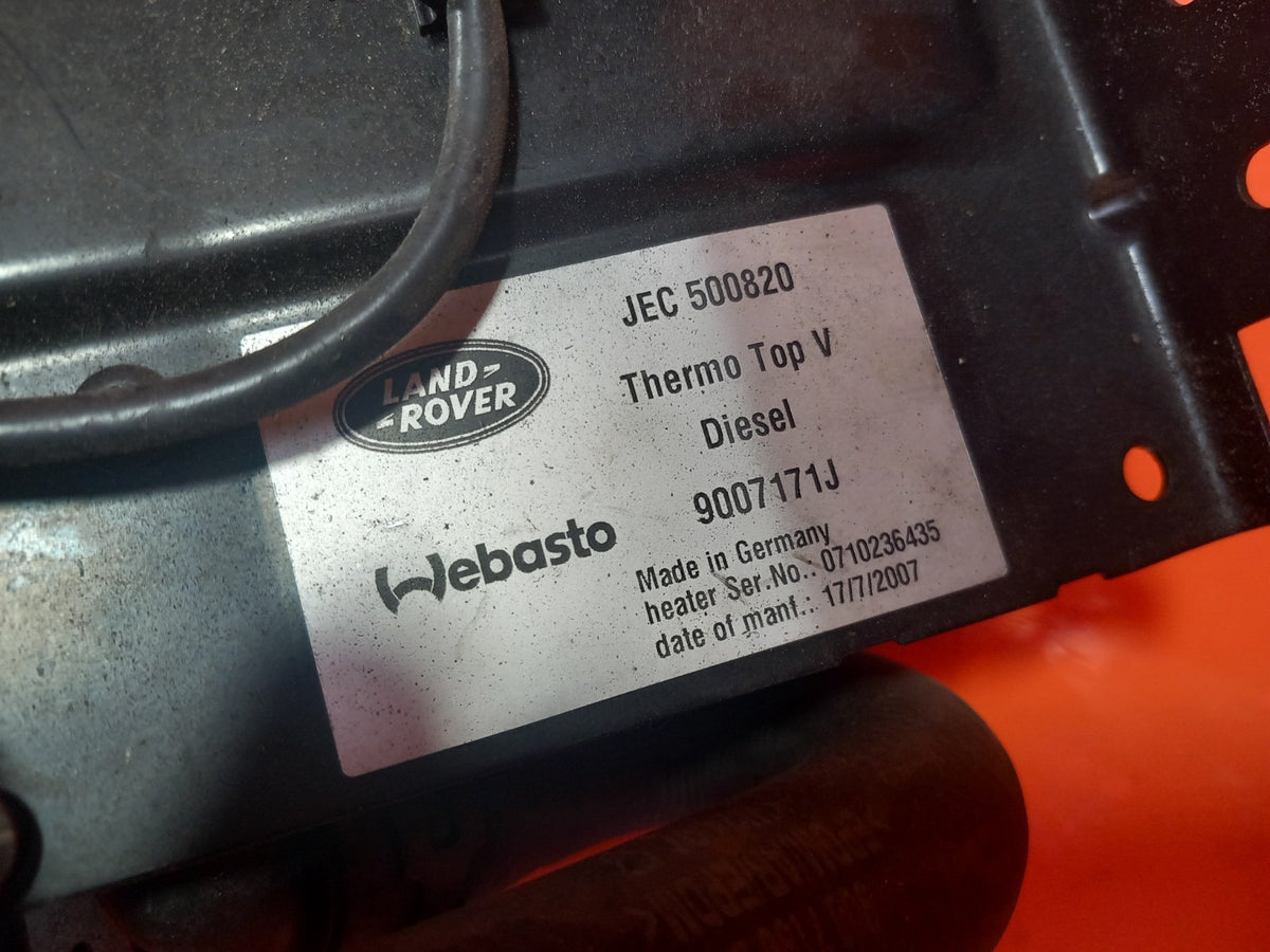 Land Rover L320 2.7 Diesel 2007 Webasto Auxiliary Heater 9007171J Warranty A284 - Image 7