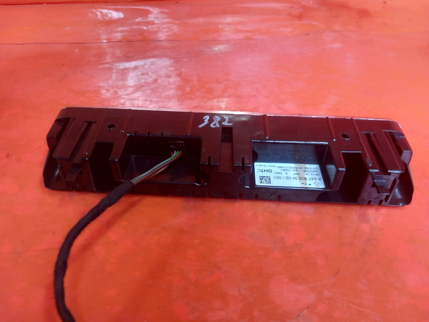 Mercedes W177 A180 Sport 1.5 Diesel 2019 Climate Control Panel A2479053402 A382 - Image 5