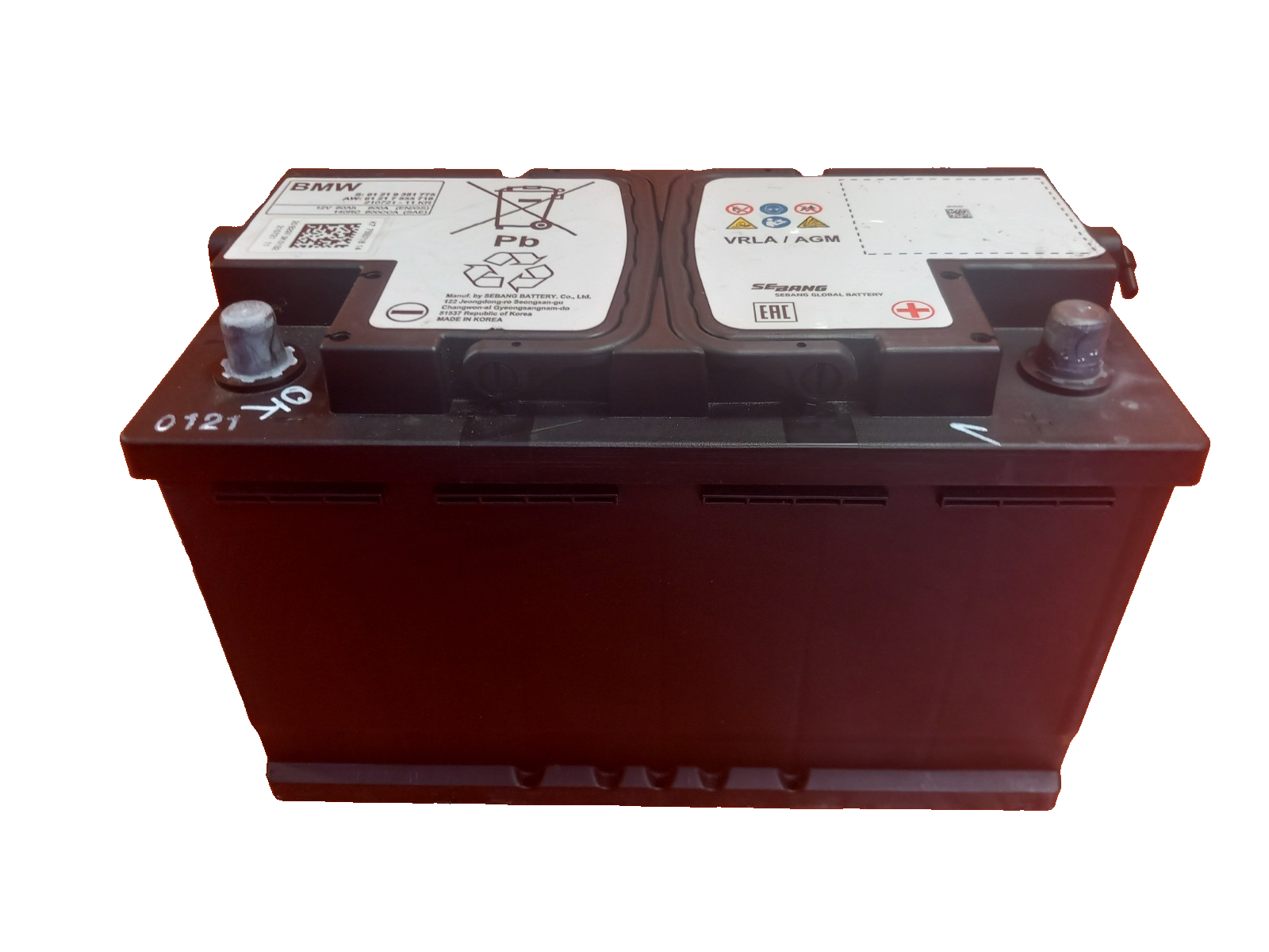 Car Battery BMW 9381775 7555718 12V 80Ah 800A Warranty xAA - Image 1