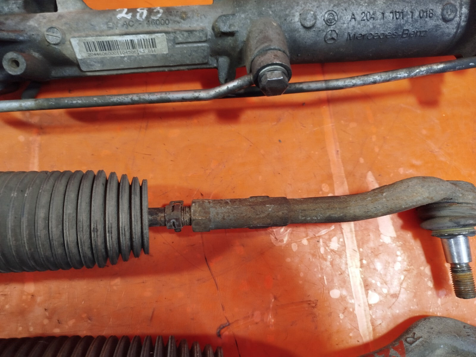 ✅Mercedes C-Class C250 W204 2.1 Diesel 2011 POWER STEERING RACK A2041101101 A283 - Image 7