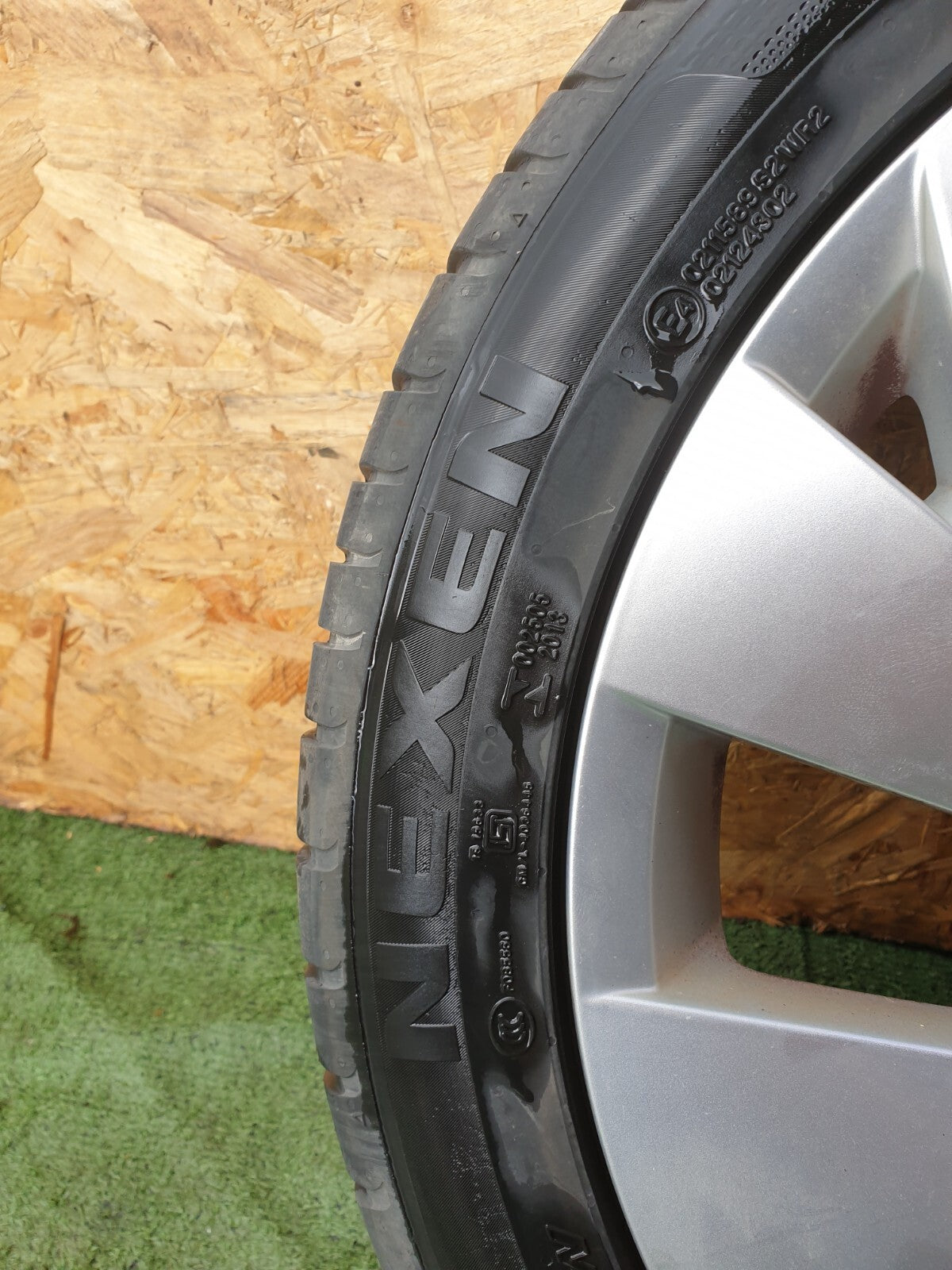 VW GOLF MK8 STYLE ETSI 1.5 PETROL 2022 ALLOY WHEEL WITH TYRE 225/45 R17 A191 - Image 4