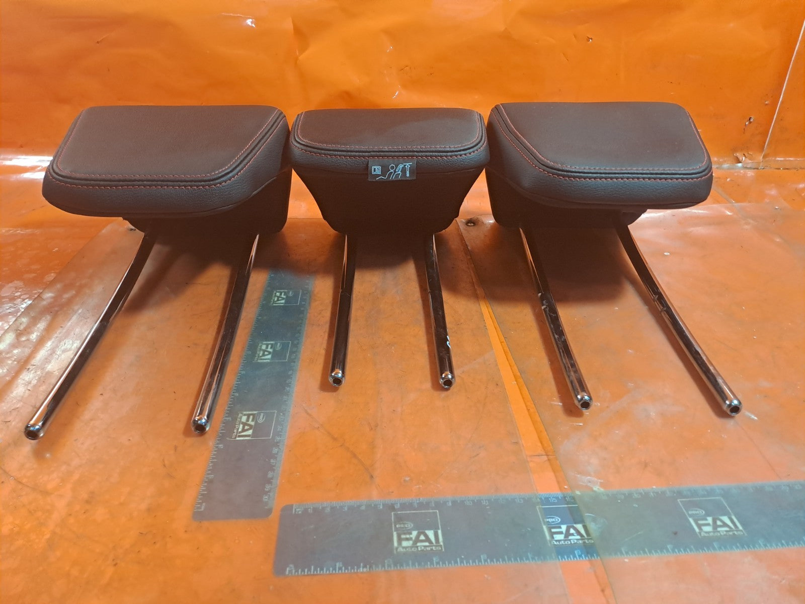 ✅FORD PUMA St-LINE X 1.0 PETROL 2021 REAR LEATHER HEADRESTS SET Warranty A335 - Image 8