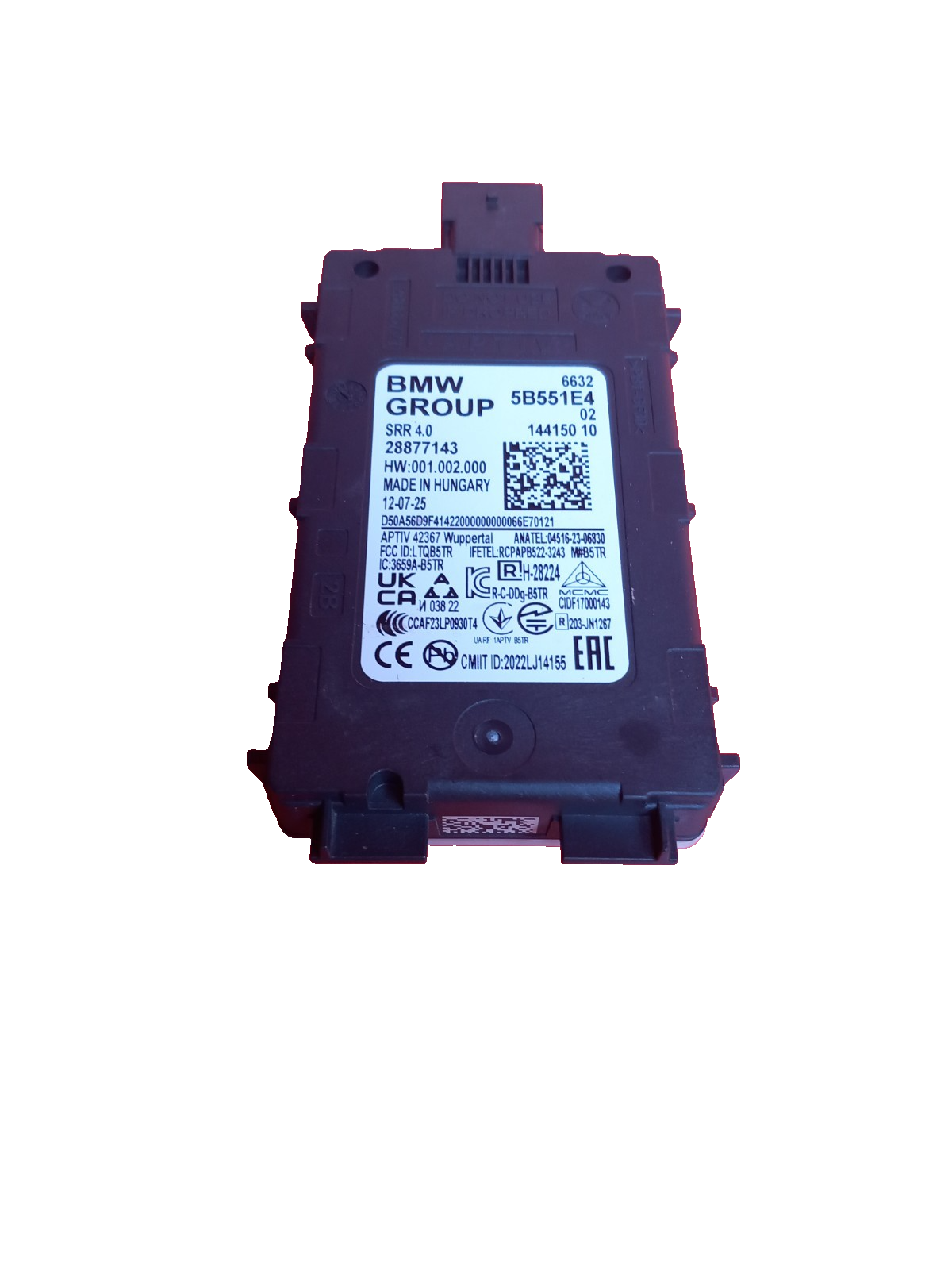 2025 BMW X5 G05 Rear Blind Spot Control Module 5B551E4 Warranty A398 - Image 1