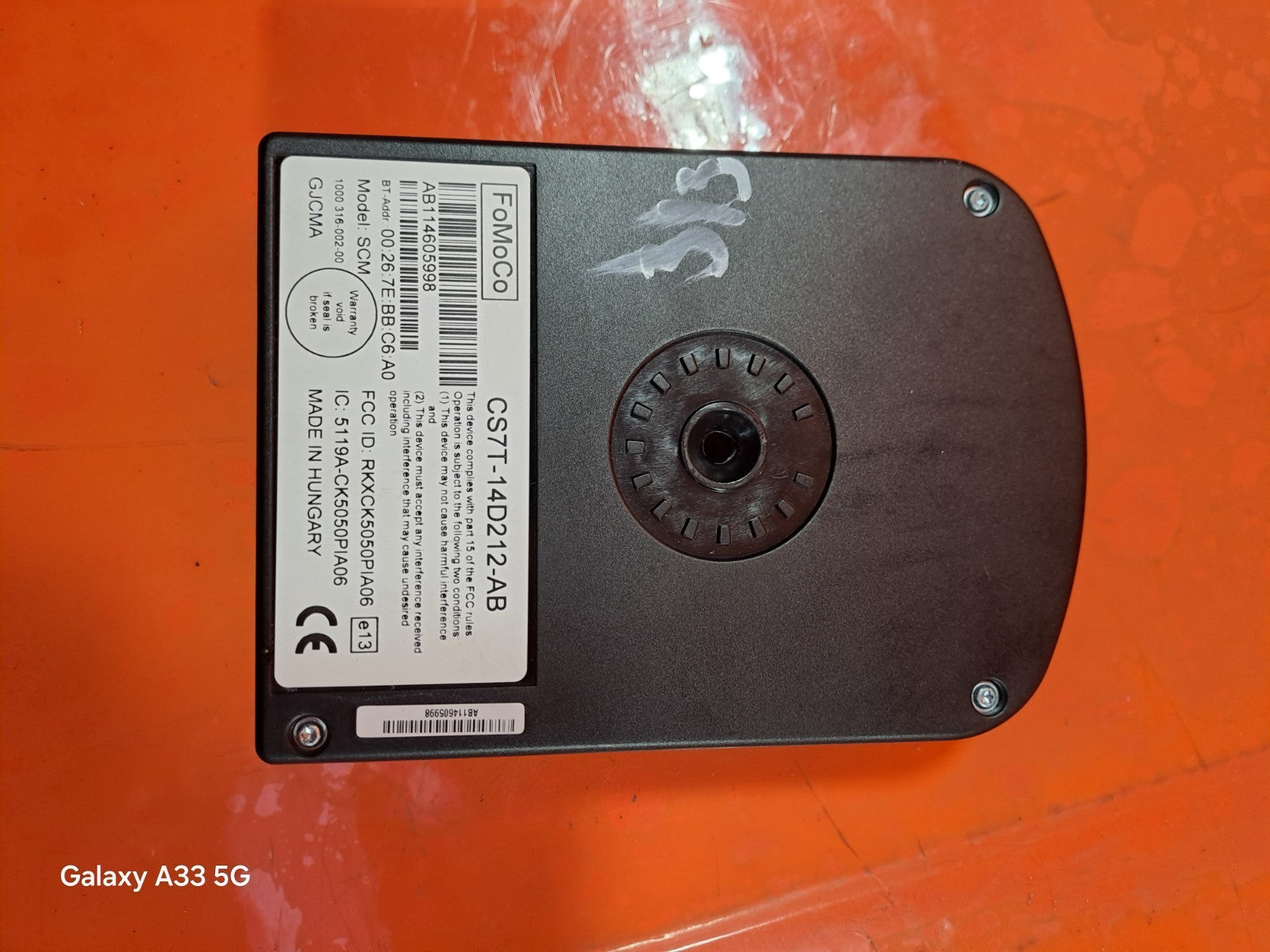 ✅2013 FORD FOCUS MK3 TITANIUM X BLUETOOTH CONTROL MODULE ECU CS7T-14D212-AB A313 - Image 5
