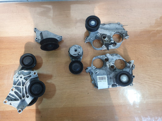 ✅2017 JAGUAR F-PACE X761 3.0P TENSIONER PULLEY BRACKETS + WARRANTY A196 - Image 1