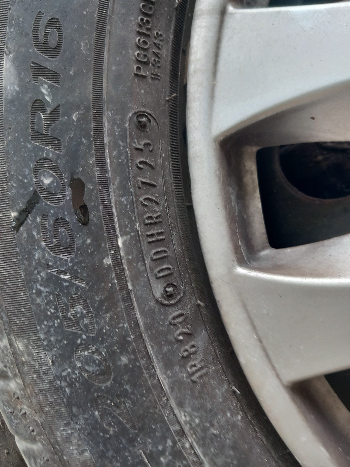 2022 Peugeot Partner K9 Steel Wheel w/ Tyre 205/60 R16 Warranty A419 - Image 4