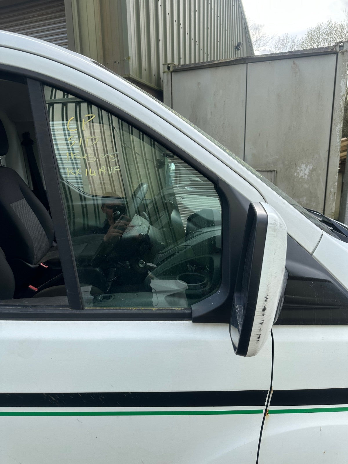 ✅Ford Transit Custom 2.2 Diesel 2014 Front Right Door Bare White Warranty A378 - Image 2