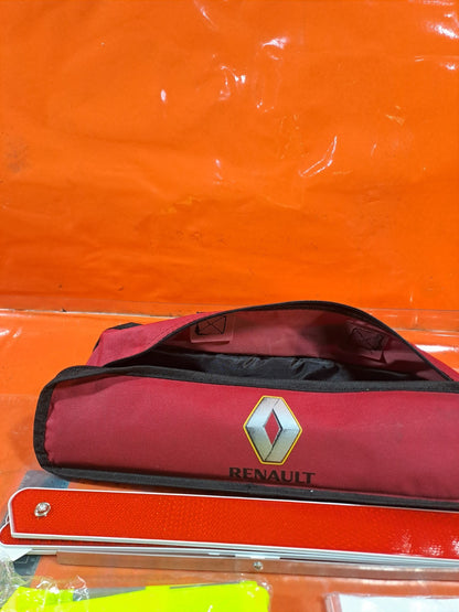 ✅2015 RENAULT ZOE DYNAMIQUE EMERGENCY WARNING HAZARD TRIANGLE BLANKET & BAG A317 - Image 8